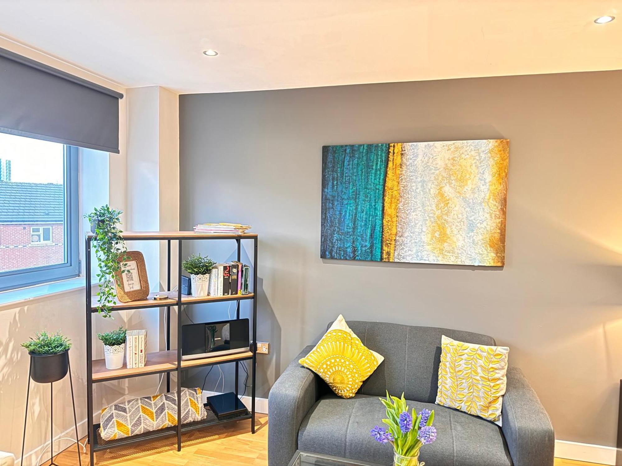 Perfectly Located City Centre Studio Apartment - West One With Free Wifi, Gym Access, Netflix Sheffield Luaran gambar
